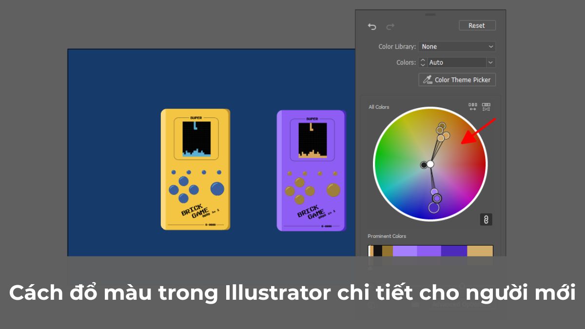 Cách đổ màu trong Illustrator chi tiết cho người mới